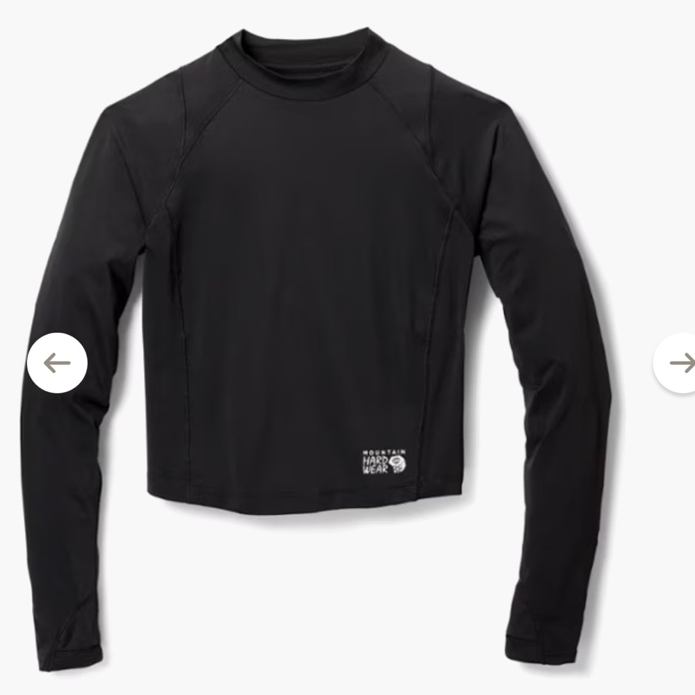 Mountain Hardwear Crater Lake Long Sleeve Crop Top